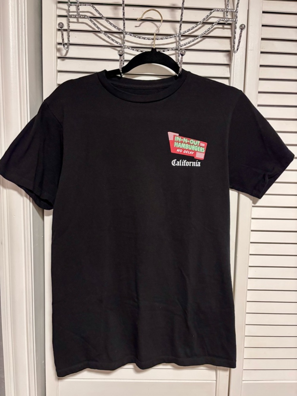 IN-N-OUT Burger California Logo Short Sleeve Tee - Black
